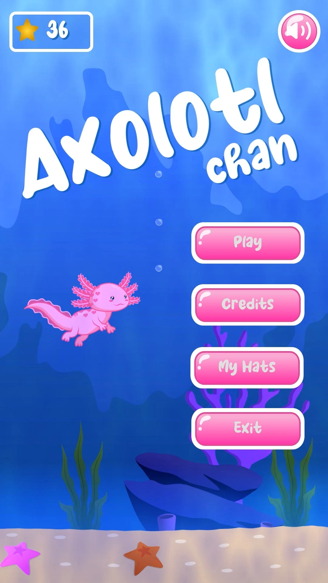 Axolotl-chan screenshot